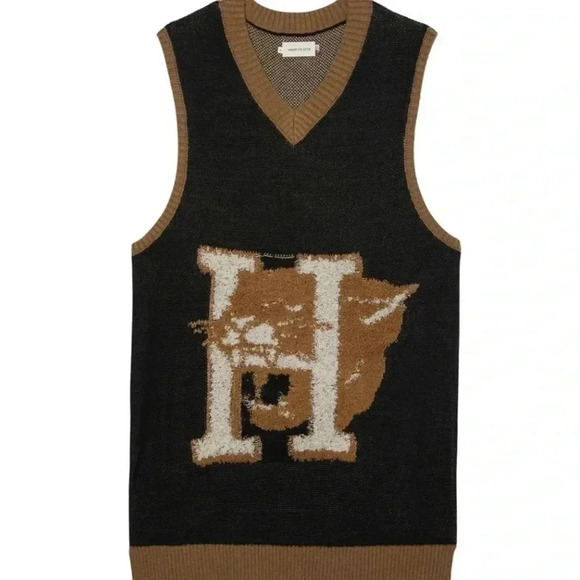 Honor the Gift Women's Small Mascot Sweater Vest Mini Dress in Black - Picture 2 of 8